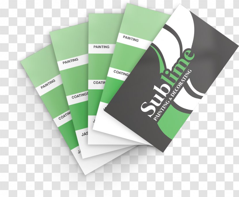 Sublime Text Business Cards Paint Logo Brand - Card Ideas Transparent PNG