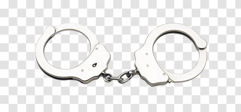 Handcuffs Police Officer Arrest Crime - Baton - Nake Transparent PNG