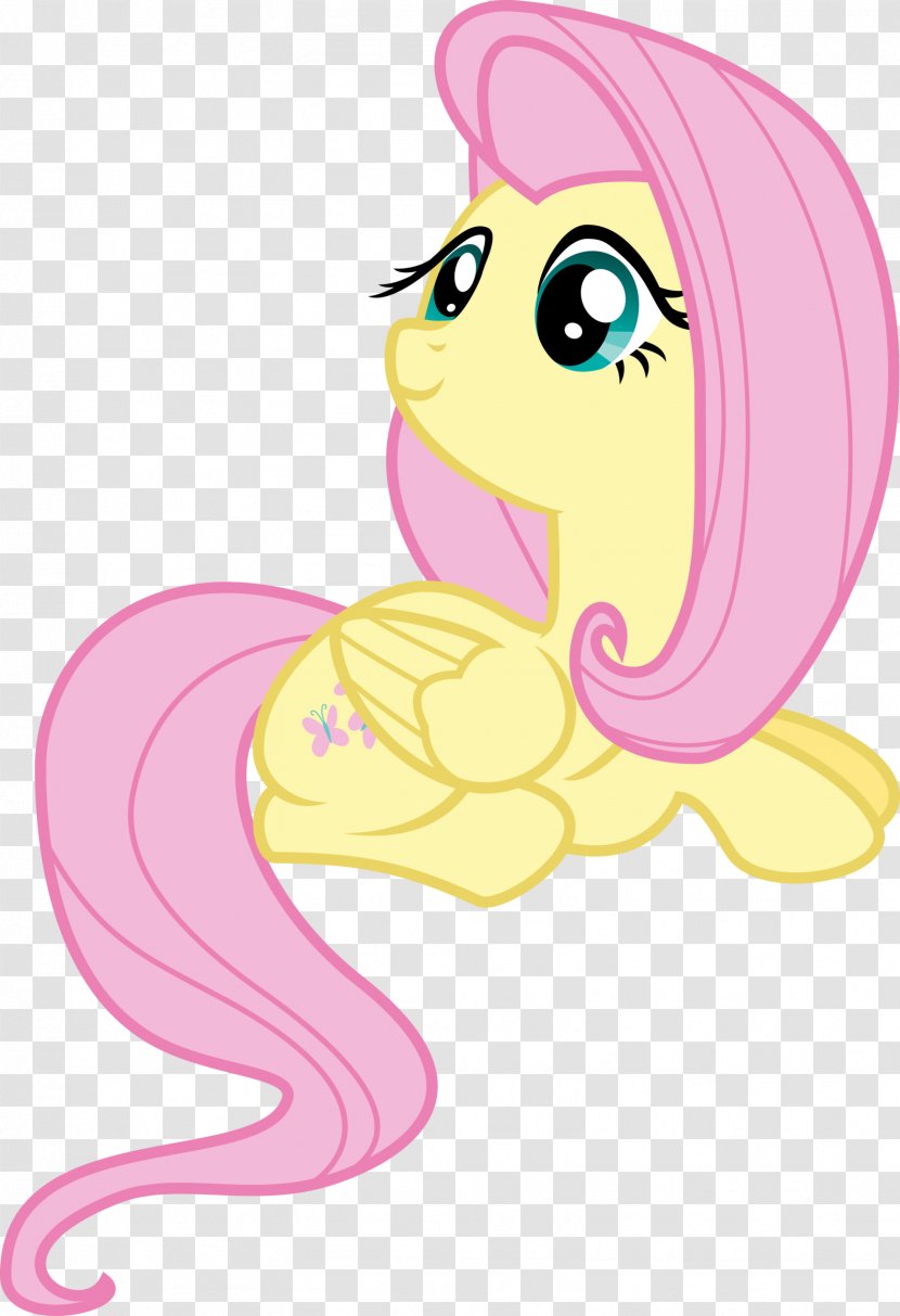 Fluttershy Pony Pinkie Pie Rarity Rainbow Dash - Cartoon - My Little Transparent PNG