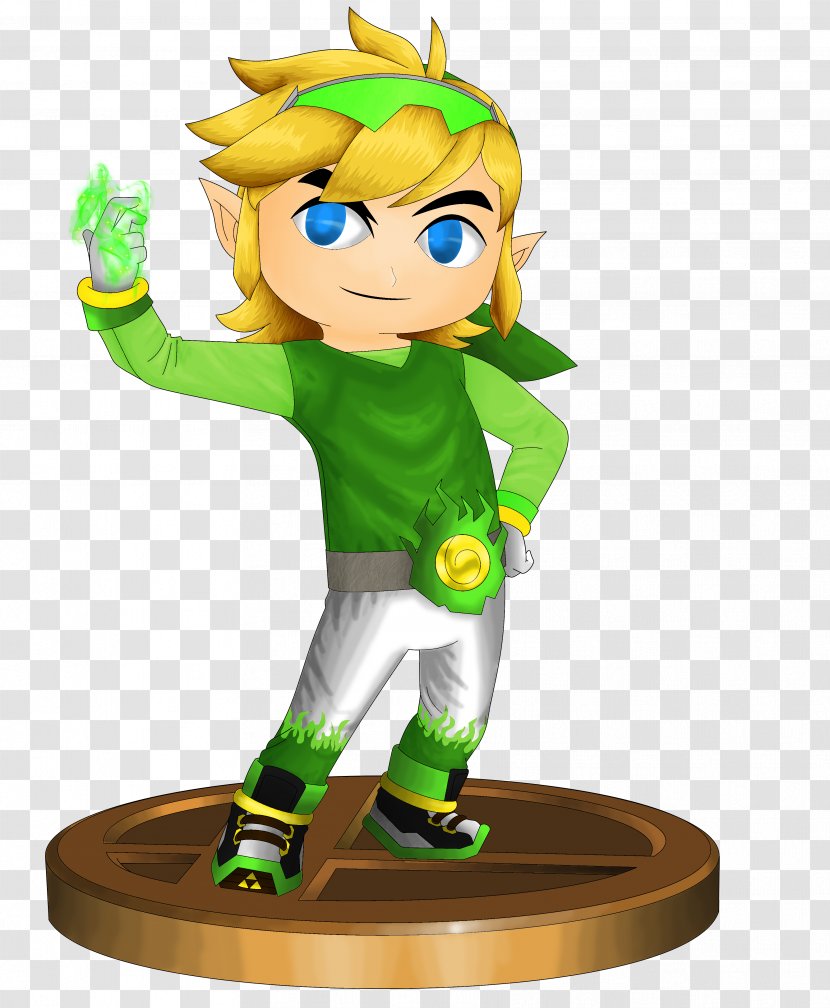 Figurine Cartoon Green Trophy - Mythical Creature Transparent PNG