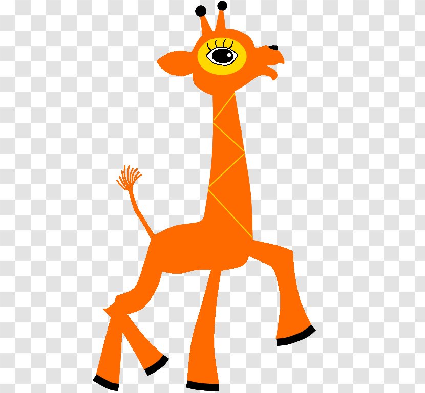 Giraffe Animal Mammal Vertebrate Clip Art - Vector Transparent PNG