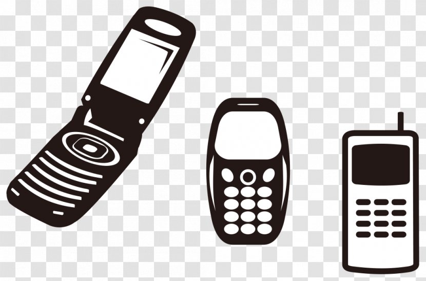 Telephone Euclidean Vector Computer File - Mobile Phone - Old Flat Transparent PNG