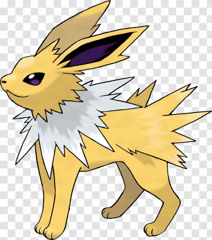 Pokémon Red And Blue FireRed LeafGreen Jolteon Eevee - Hare - Pokxe9mon Firered Leafgreen Transparent PNG