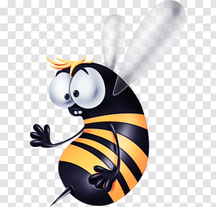 Cartoon Bee - Pest - Bumblebee Transparent PNG