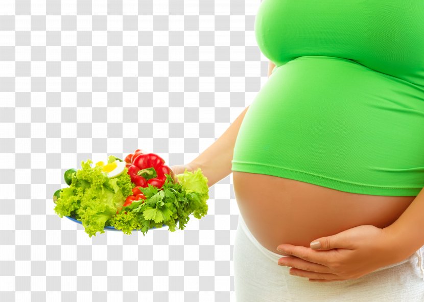Nutrition And Pregnancy Healthy Diet - Cartoon - Pregnant Women Transparent PNG