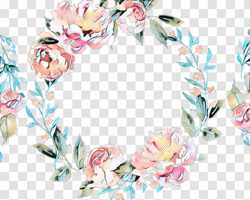 Watercolor Floral Frame - Interior Design - Picture Transparent PNG