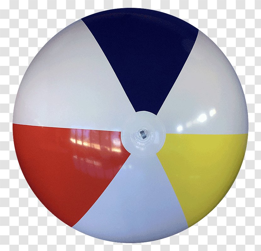 10 Ft Deflated Size Traditional P7 Beach Ball Sphere - Cartoon Transparent PNG