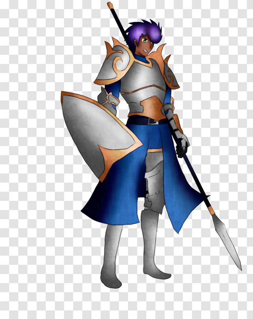 Figurine Knight Cartoon Character - Watercolor - Real Person Transparent PNG