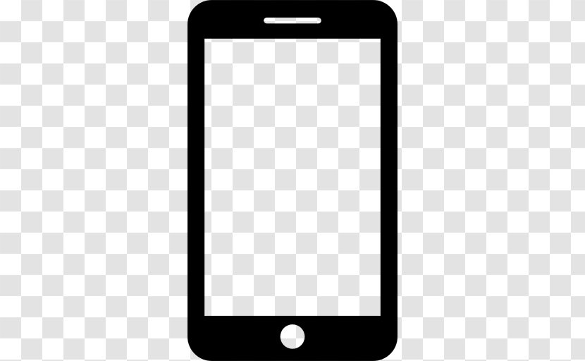 IPhone X 6 Telephone Clip Art - Black - Smartphone Transparent PNG