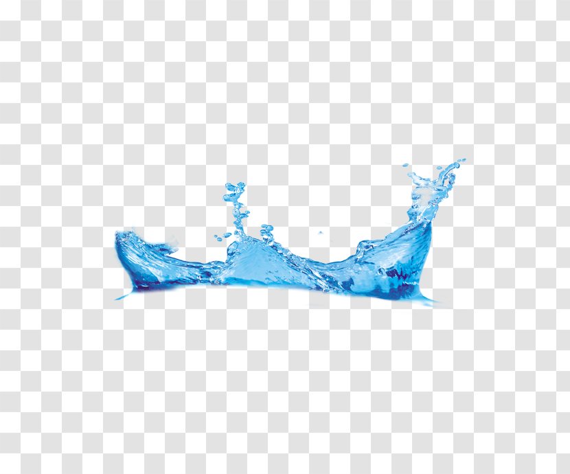 Water Drop Blue Transparent PNG