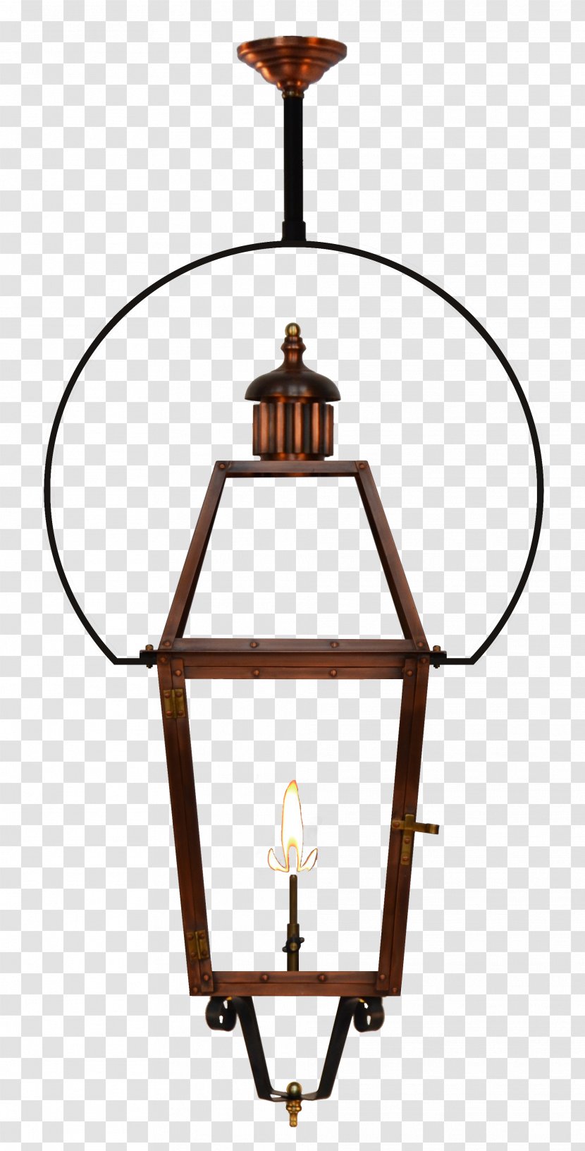 Gas Lighting Lantern Sconce - Coppersmith - Light Transparent PNG