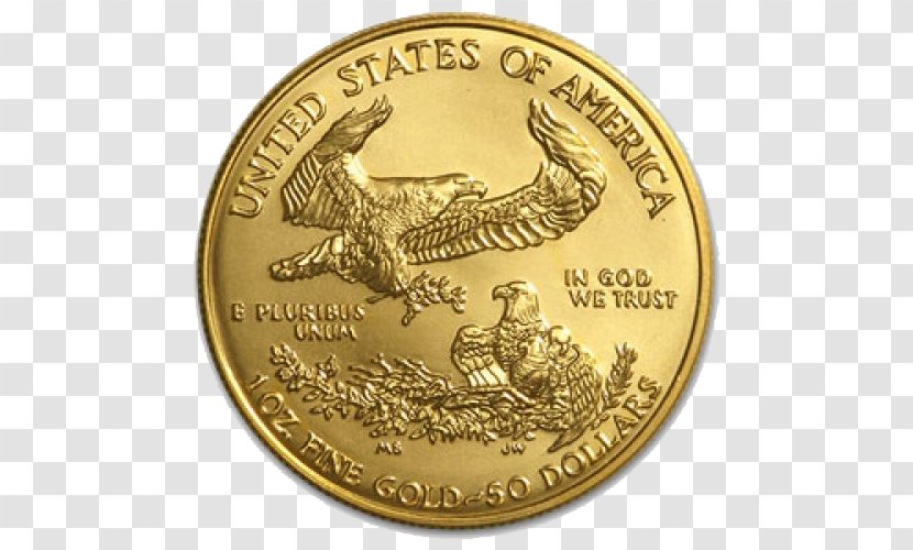 American Gold Eagle Coin - Bullion Transparent PNG