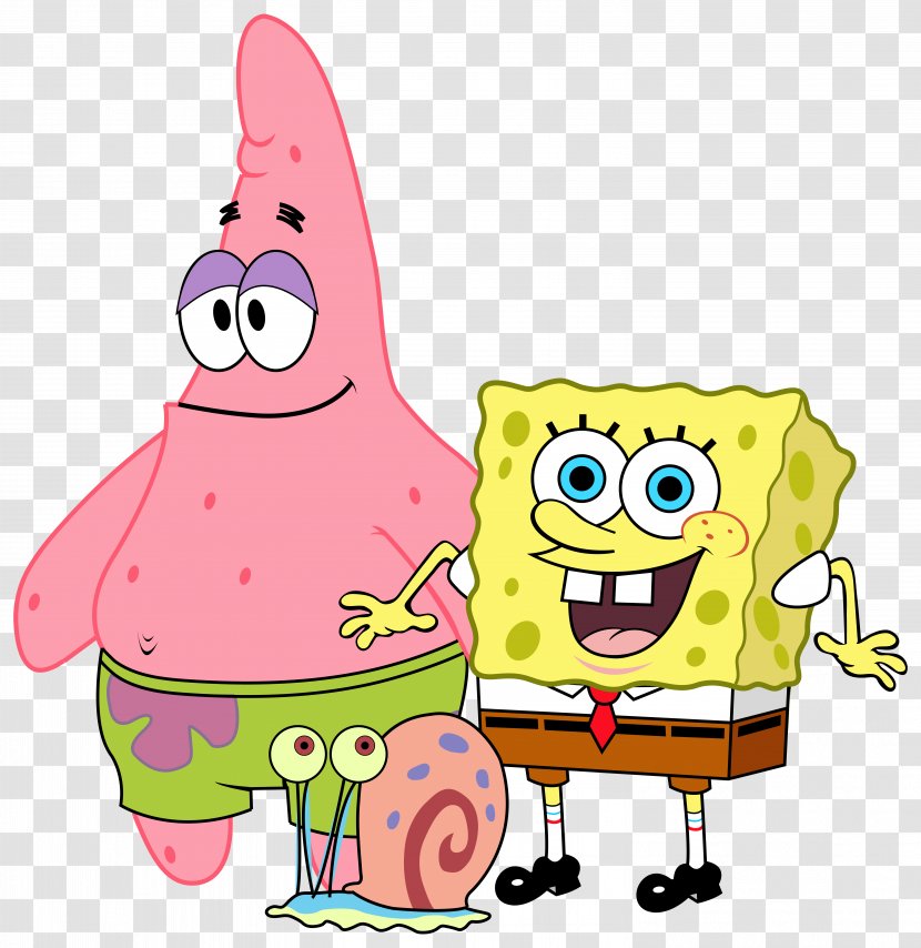 SpongeBob SquarePants Patrick Star Cartoon Euclidean Vector - Pink - And Friends Clipart Image Transparent PNG