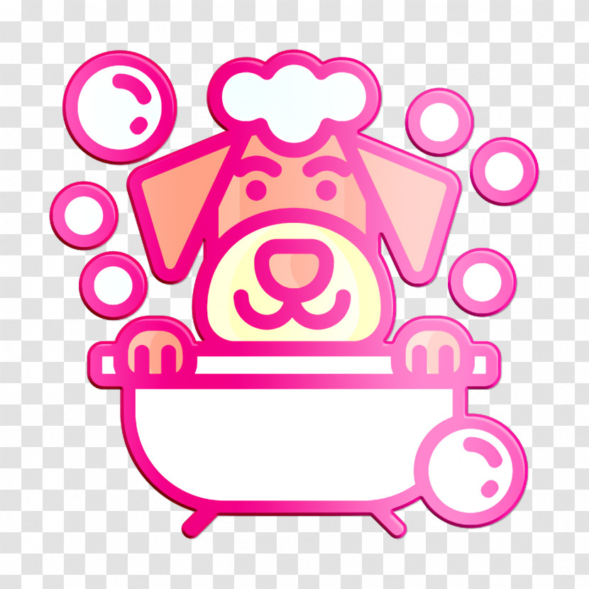 Dog Icon Bath Icon Pet Grooming Icon Transparent PNG
