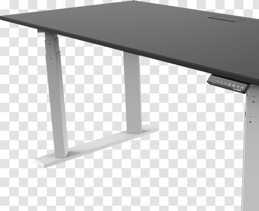 Standing Desk Table Cable Management - Silver Transparent PNG
