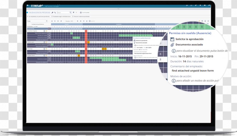 Computer Program Gestión Software Time Management - Enterprise Resource Planning Transparent PNG