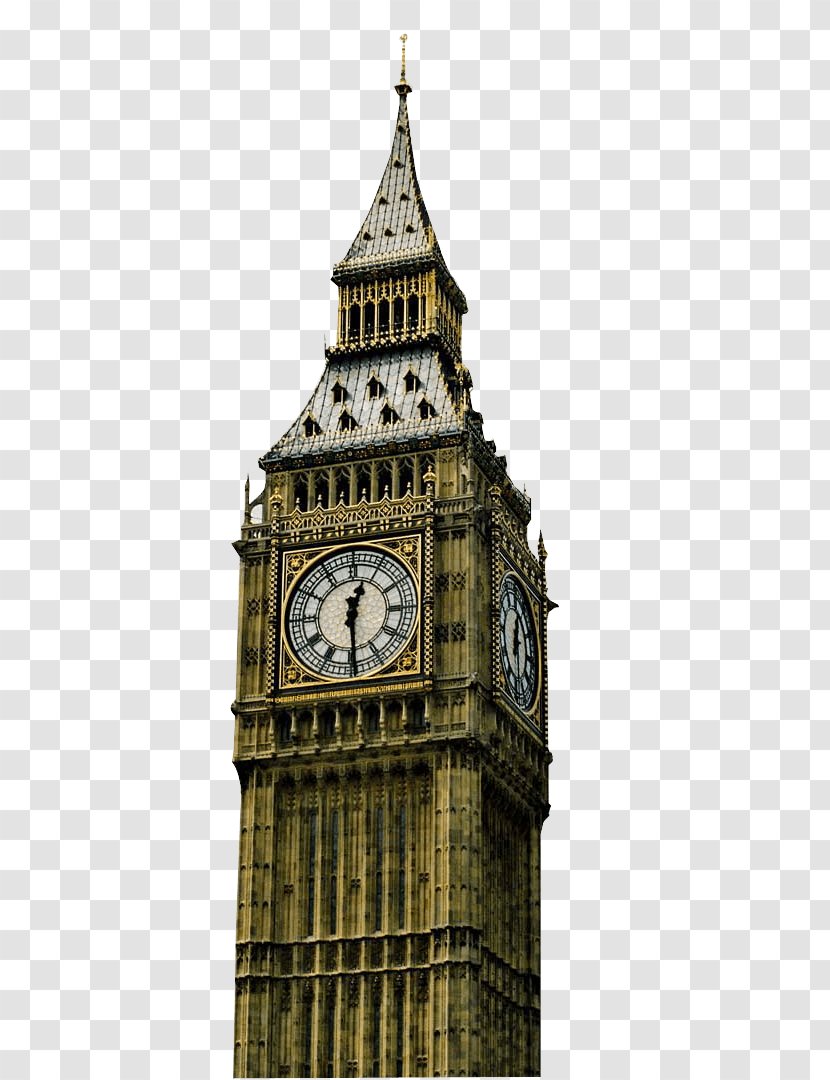 Big Ben Palace Of Westminster London Eye Bridge River Thames - Gothic Architecture Transparent PNG