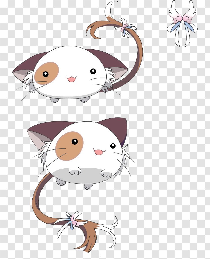Cat Q-version Cartoon Pet - Flower - Second Element Transparent PNG