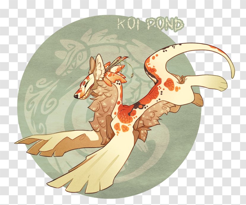 Koi Pond Reindeer .com - Mythical Creature Transparent PNG