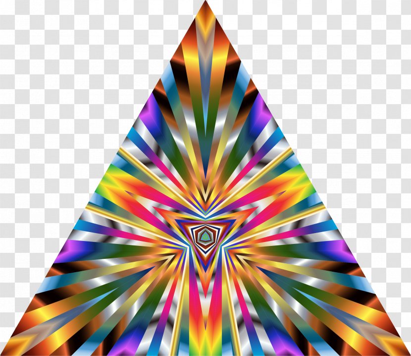 Triangle Abstract Art Clip - Pyramid Transparent PNG