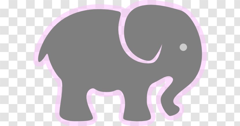 Silhouette Elephant Clip Art - Gray Cliparts Transparent PNG