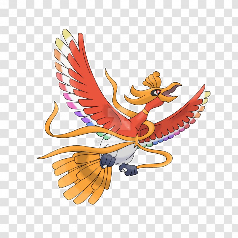 Ho-Oh Lugia Pokémon Moltres Pokédex - Watercolor - Ho Transparent PNG