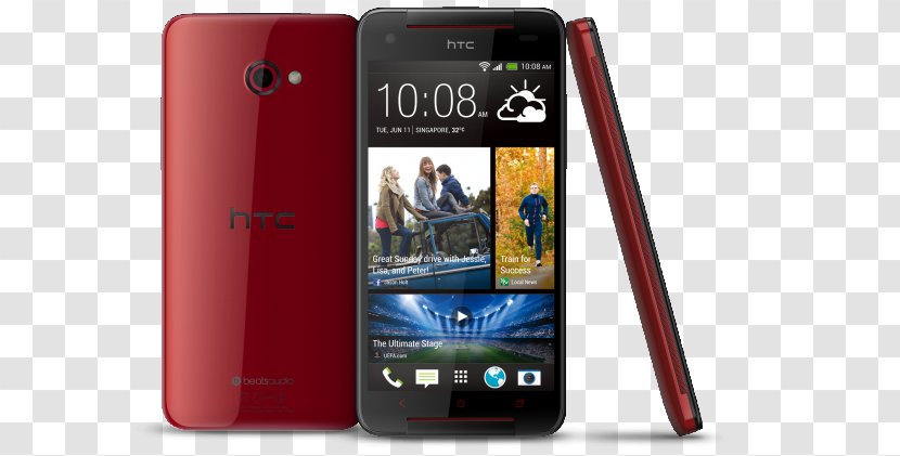 HTC One (M8) Desire 820 Sensation XL - Feature Phone - Front Stereo Display Transparent PNG