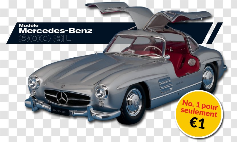 Mercedes-Benz 300 SL 190 Model Car - Motor Vehicle - Mercedez Transparent PNG