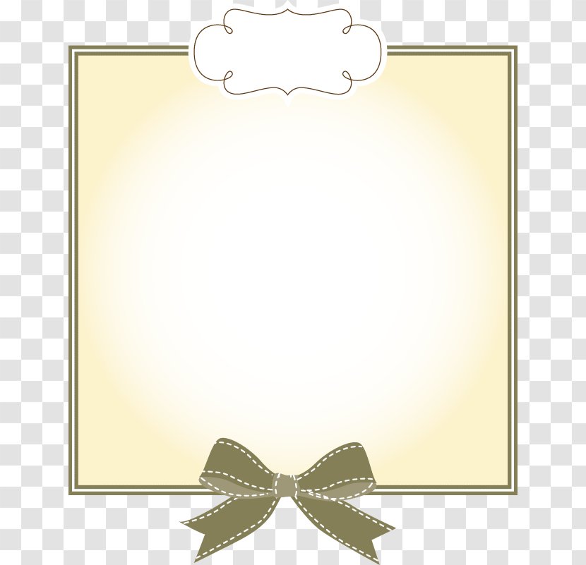 Download - Designer - Simple Bow Border Transparent PNG