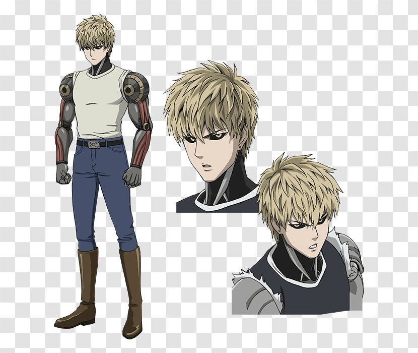 One Punch Man Genos Cosplay Cyborg Costume - Tree Transparent PNG