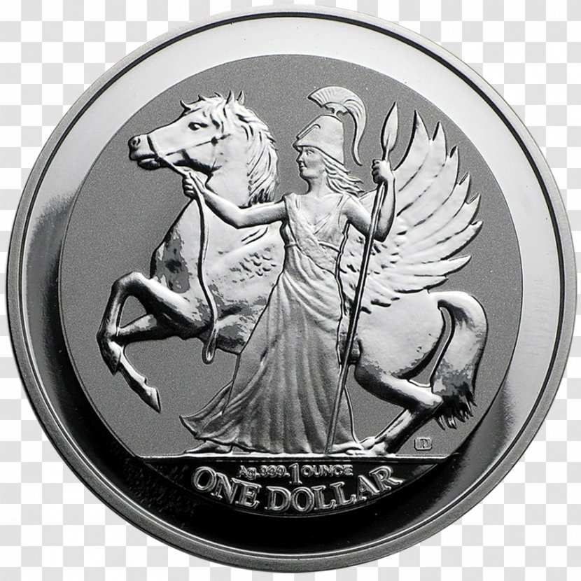 British Virgin Islands Proof Coinage Pegasus Silver Ounce - Currency Transparent PNG
