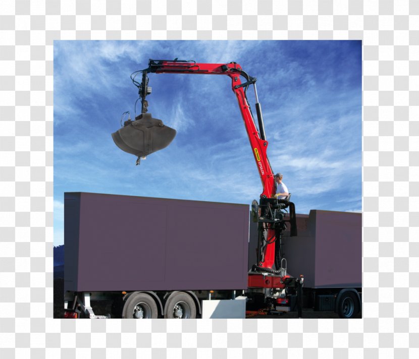 Crane Palfinger Machine Recycling Dump Truck - Requirement Transparent PNG