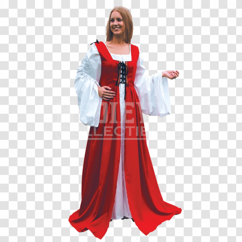 Gown Robe Costume Dress English Medieval Clothing Transparent PNG