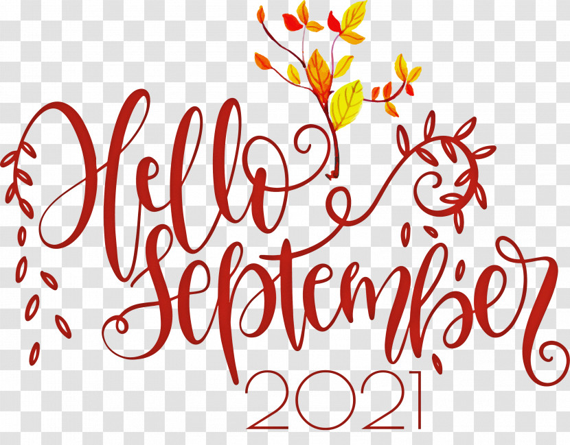 Hello September September Transparent PNG