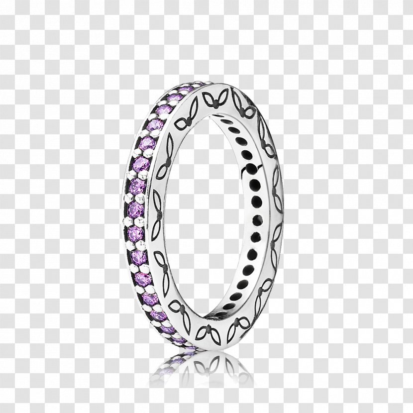 Pandora Earring Cubic Zirconia Charm Bracelet - Eternity Ring Transparent PNG