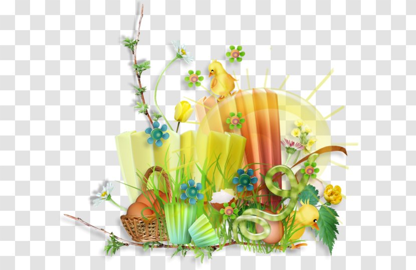 Easter Clip Art - Wildflower - Frame Transparent PNG