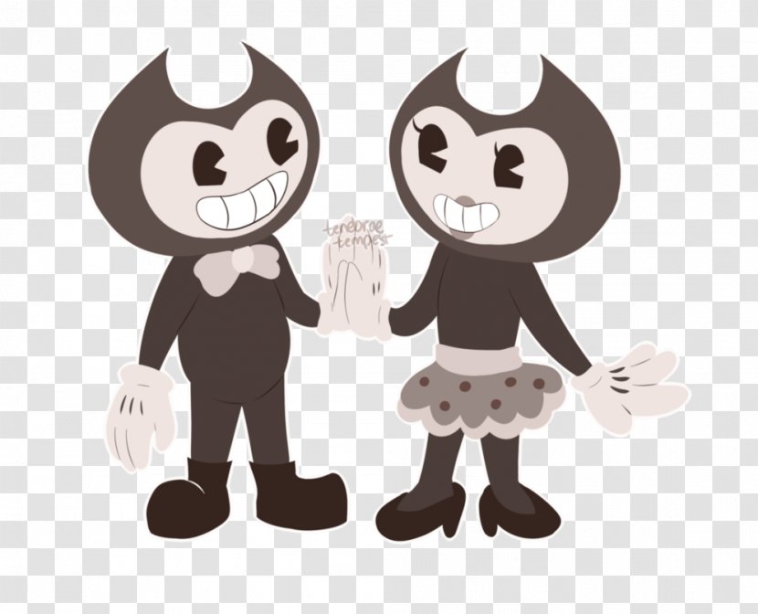 Drawing Quick, Draw! Illustration Digital Art Bendy And The Ink Machine - Minnie Mouse - Discussing Transparent PNG