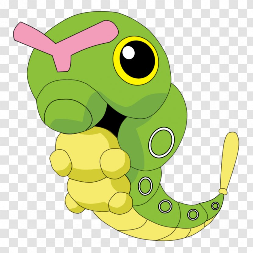 Caterpie Pikachu Pokémon Metapod Pokédex - Reptile Transparent PNG