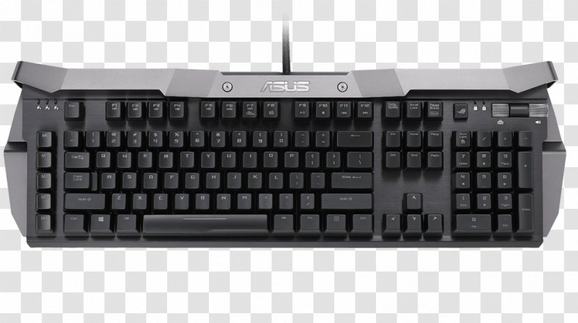 Computer Keyboard Mouse Gaming Keypad Cherry Republic Of Gamers - Laptop Transparent PNG