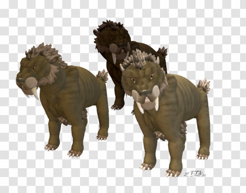 Lion Spore Saber-toothed Tiger Cat - Sabertoothed Transparent PNG