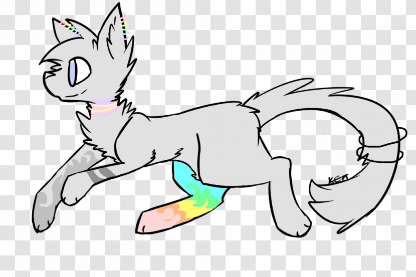 Whiskers Cat Horse Canidae Clip Art - Cartoon - Pastel Rainbow Transparent PNG