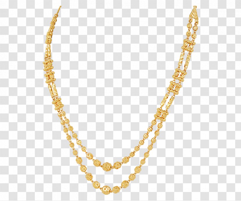 Necklace Jewellery Gold Charms & Pendants Bead - Chain Transparent PNG