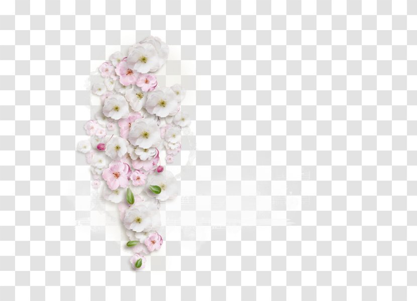 Cut Flowers Ornament Green Wedding - Flower Transparent PNG