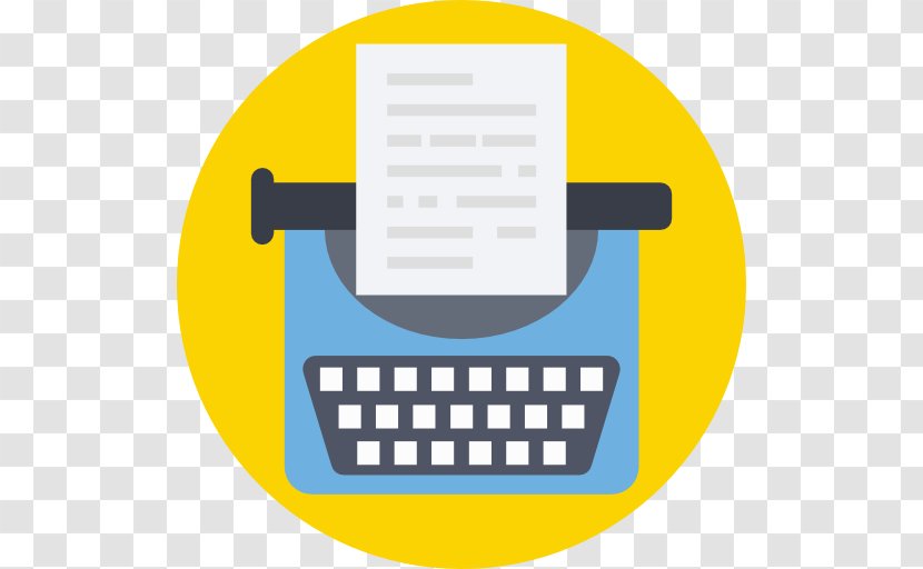 Paper Typewriter Stock Photography - Yellow Transparent PNG