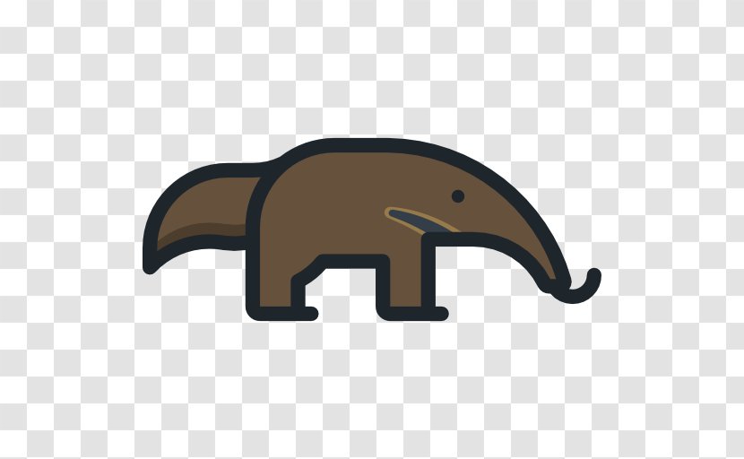 Anteater Rhinoceros Clip Art - Marine Mammal Transparent PNG