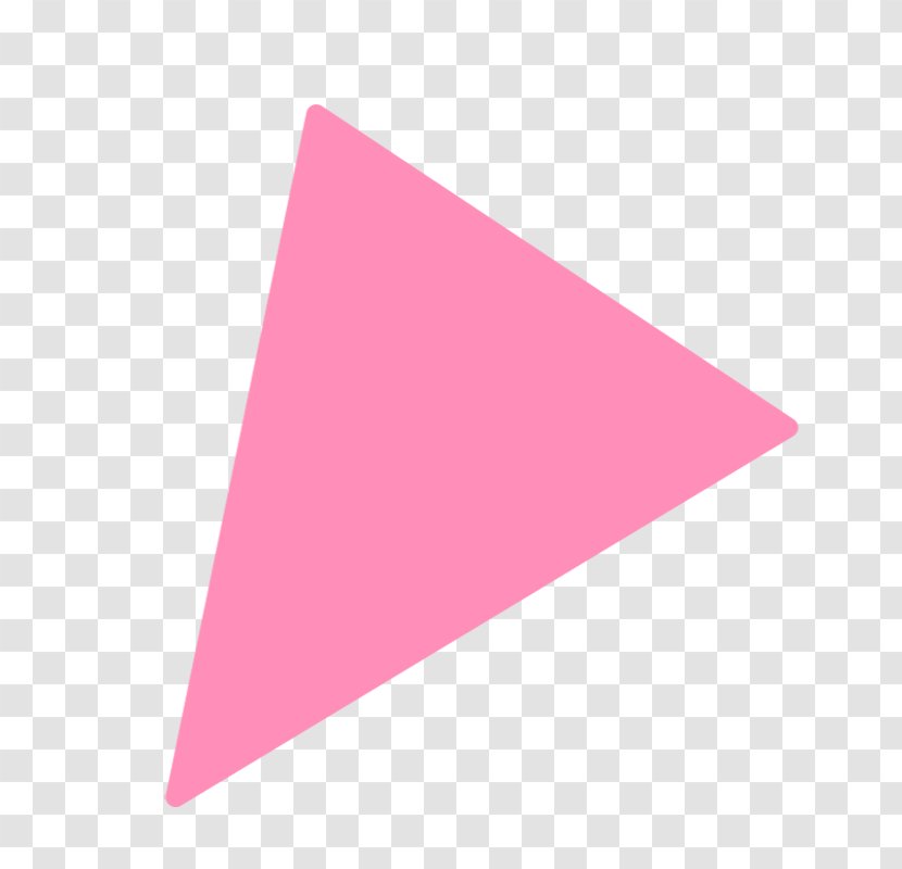 Triangle Pink M - Rtv Transparent PNG