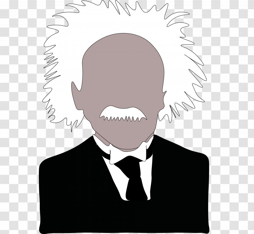 Facial Hair Expression Mouth Jaw - Head - Einstein Transparent PNG