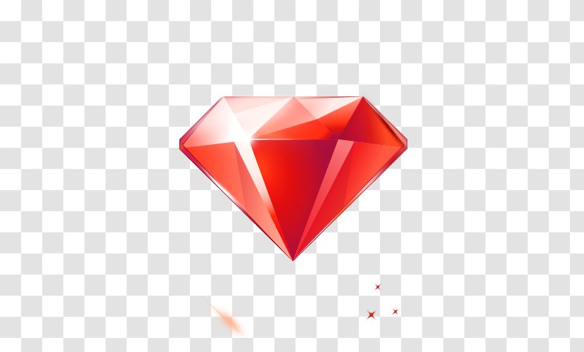 Diamond Red Transparent PNG