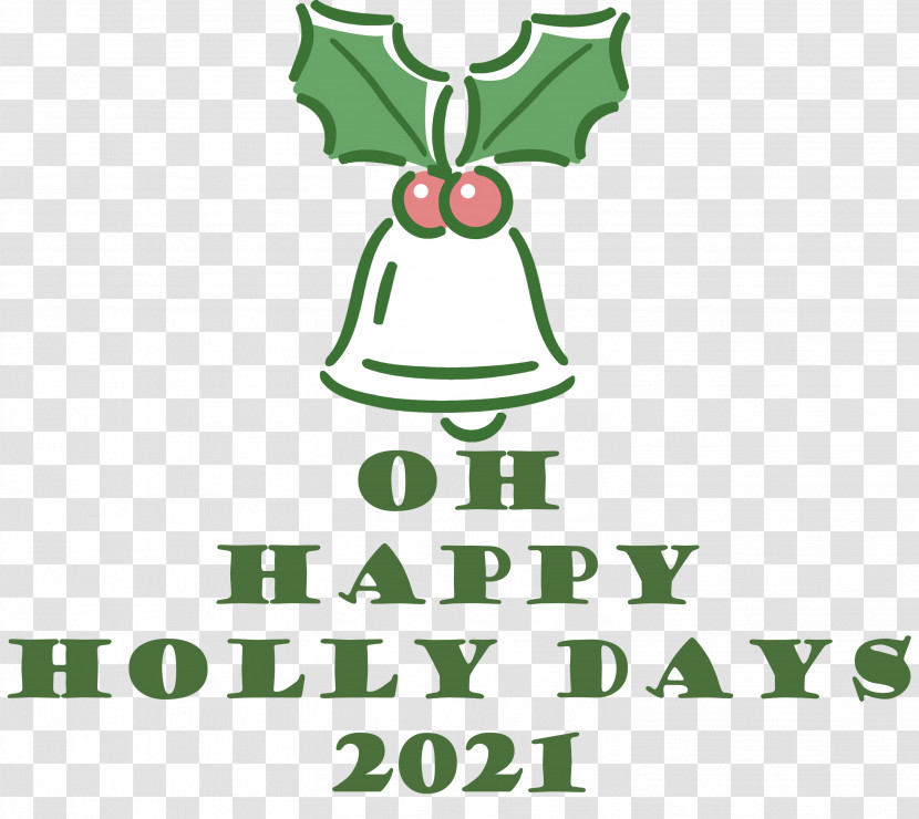 Happy Holly Days Christmas Winter Transparent PNG