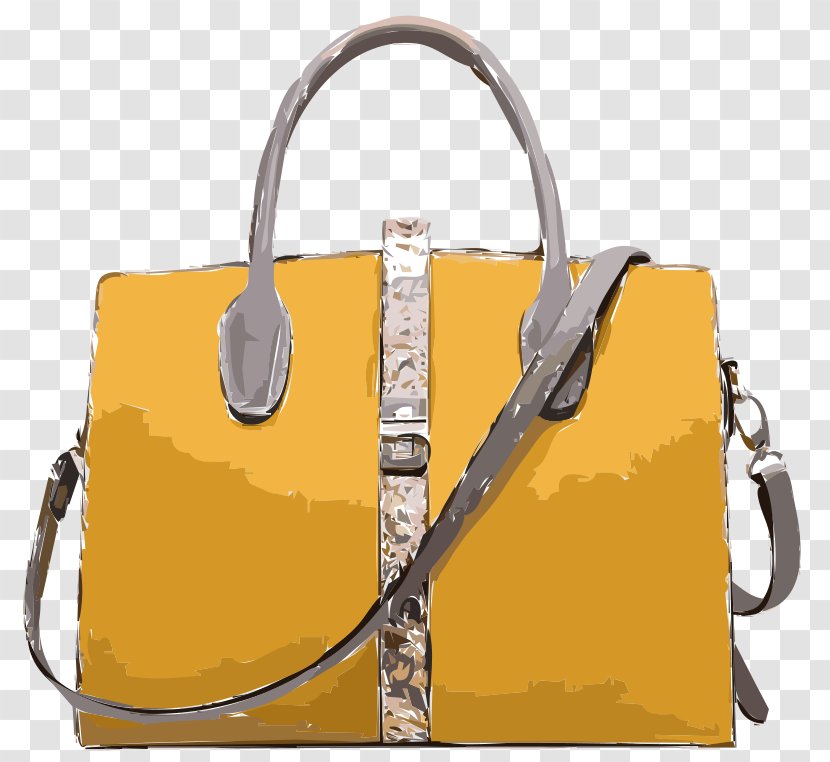 Handbag Leather Clothing Accessories Yellow - Red - Purse Transparent PNG